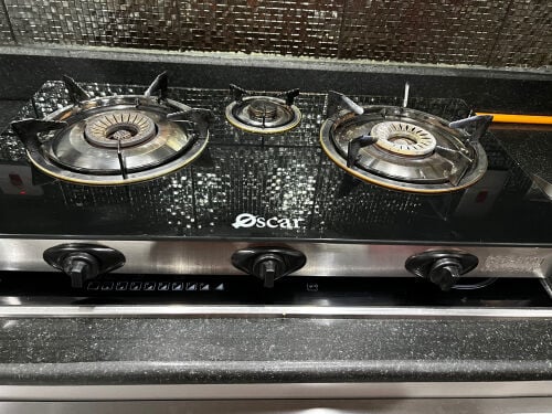 3 burner gas stove 