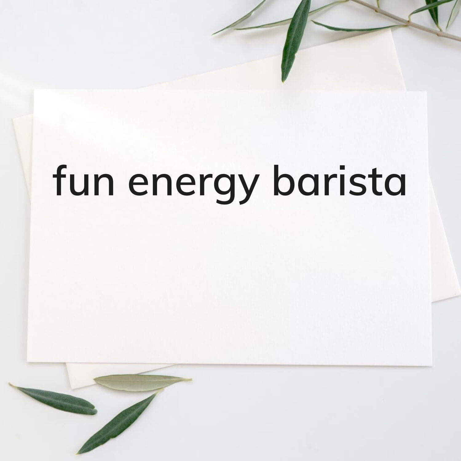 barista? 