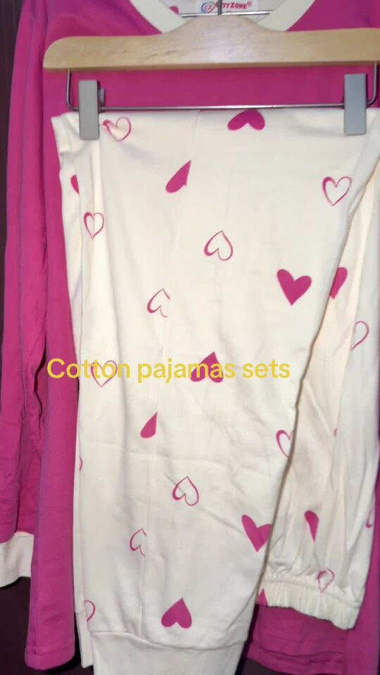 cotton pajamas sets 