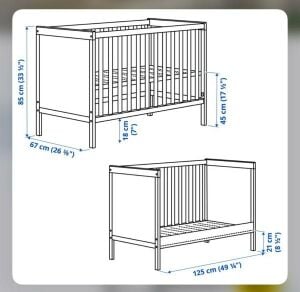 IKEA baby cot