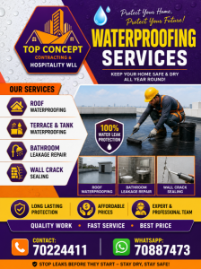 Waterproofing  Terrace & Tank