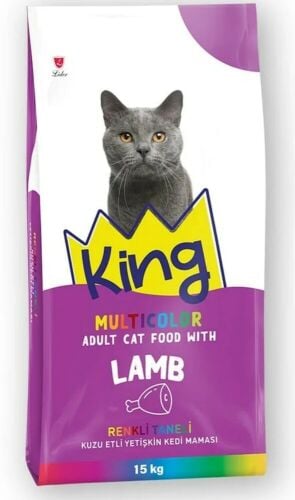 KING MULTICOLOR ADULT CAT LAMB 15KG