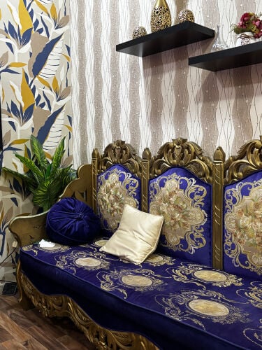 طقم كنب ازرق