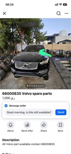 Volvo spare part 