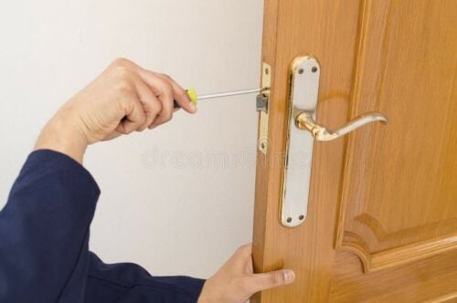 Door lock installation 
Maintenance