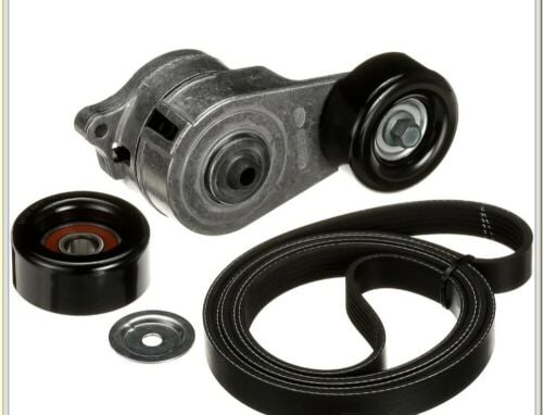 belt and tensioner and pulley