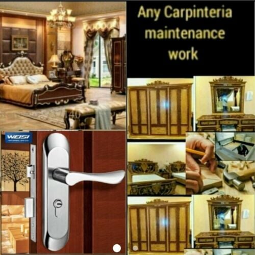 We do Carpenter furniture work.
