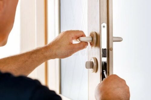 Door lock installation 
Maintenance