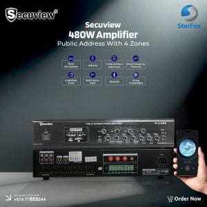 Secuview 480W PA Amplifier