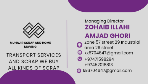 muhajir Scrap and transport service