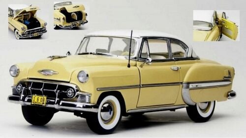 1:18 53 chvey belair model car
