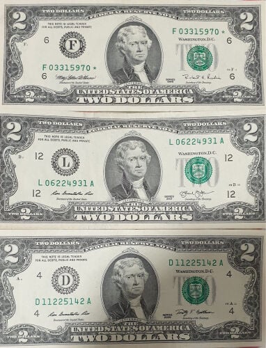 2 Dollar note 2013