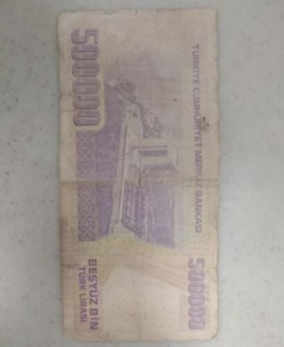 Turkey currency 1970 year 500000