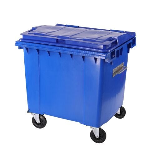 garbage bin 1100 ltr blue color