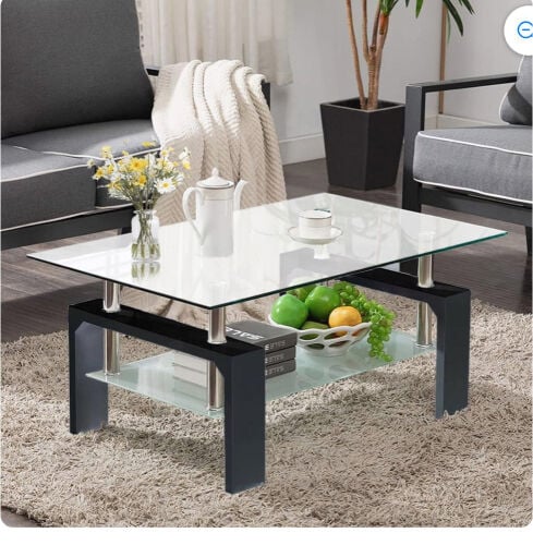 Glass Coffee Table 