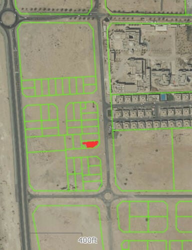Land for sale on two streets