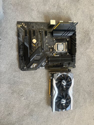 gpu cpu and mobo