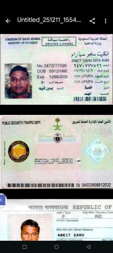 We have a Saudi return driver, any