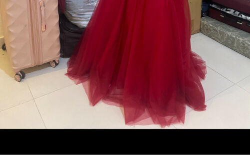    New Red Evening Dress Size M