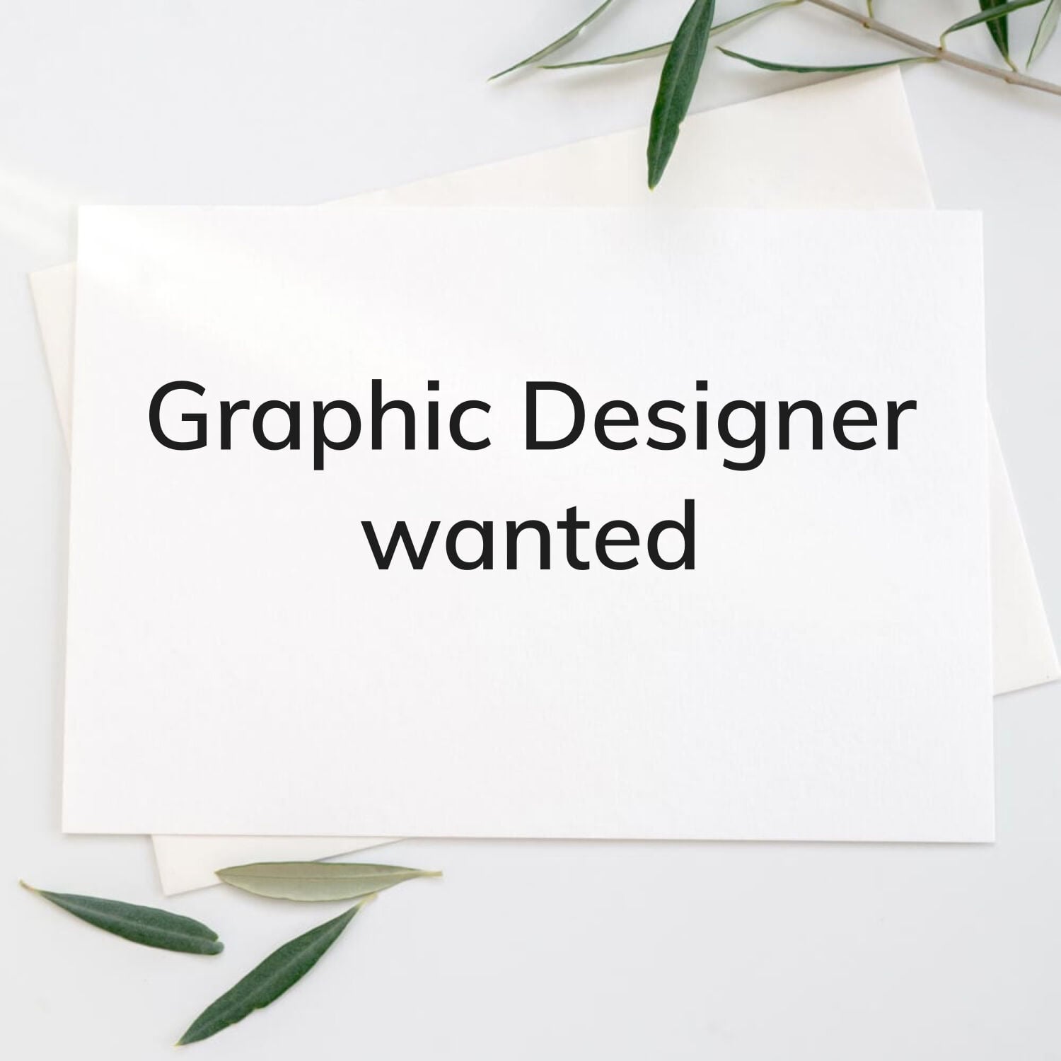 We’re Hiring – Graphic Designer