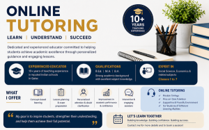 Online Tutoring For classes 1-7