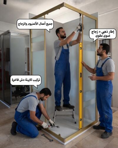 Custom glass shower doors and luxur