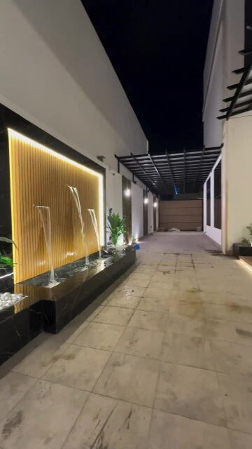 الشلالات الحديثه والنوافير