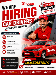 We're Hiring Drivers for Snoonu