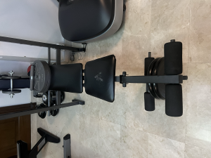 and bench dumbell   7.5, 10,15 kg
