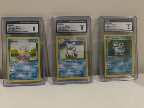 Pokemon Cards Base set Blastoise +