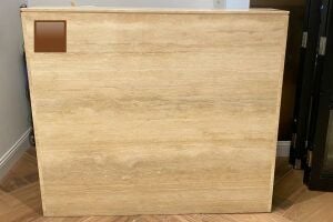 Travertine  marble reception desk