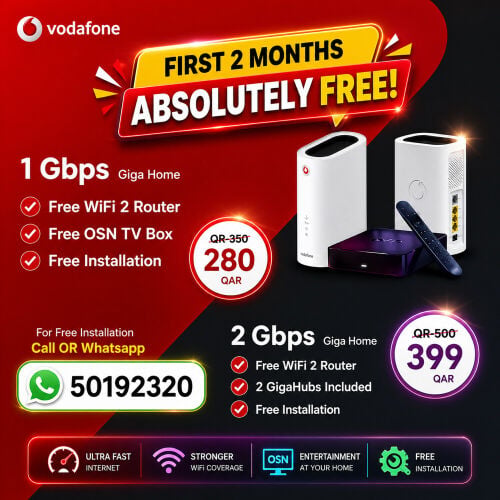 Vodafone Wifi 2 month free