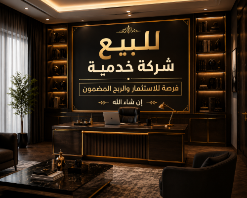 للبيع شركه خدميه ممتازه