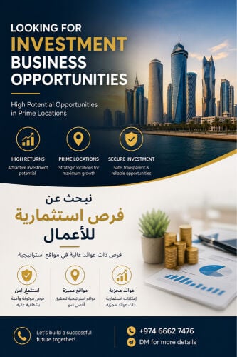 LOOKING FOR INVESTORS 