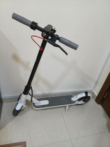 The scooter is in good condition.