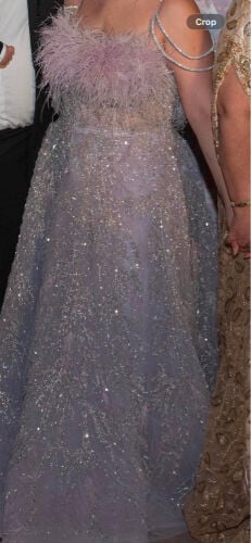 pink gown