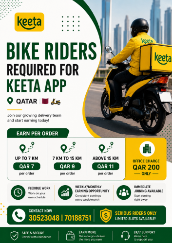 bike riders job for keeta