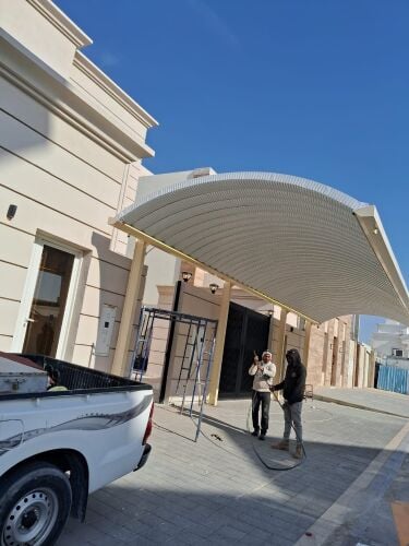 تفصيل مظلات للسيارات
وانشاء مواق