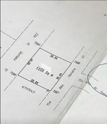 حزم المرخية 1225 متر موقع ممتاااز
