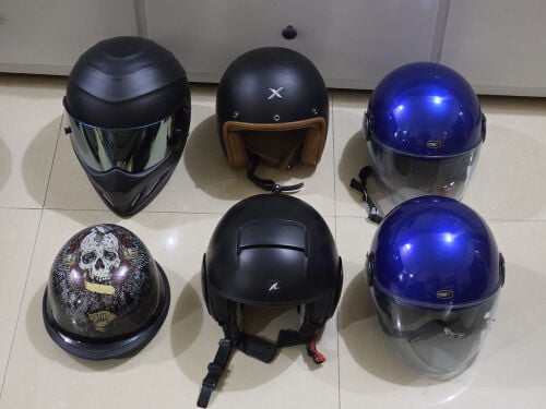 helmets for sale from 50 till 300 Q