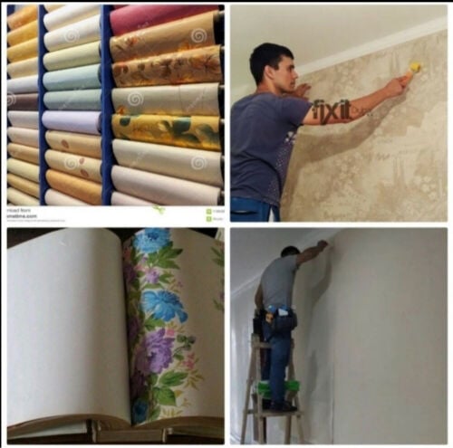 wall paper sell & fixing 