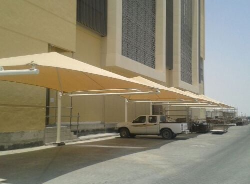 Fabric Car Shades and Parking Tents