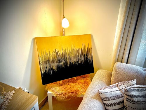 Hand-painted painting