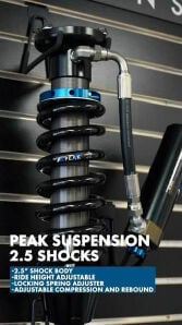 exceed 2.5 with cylinder suspension
