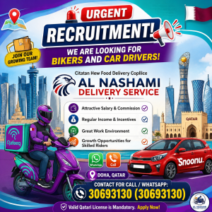 URGENT RECRUITMENT CAR DRIVER