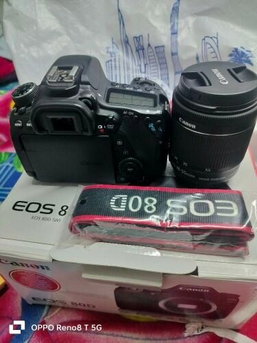 canon eos 80d with full sets 85mm l