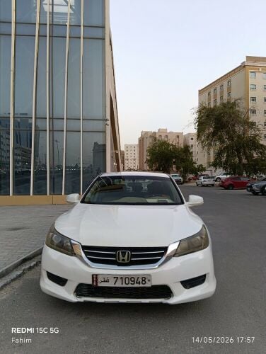 HONDA ACCORD WHITE 2014