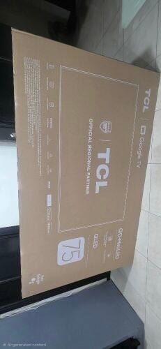 75 inch led tv box only