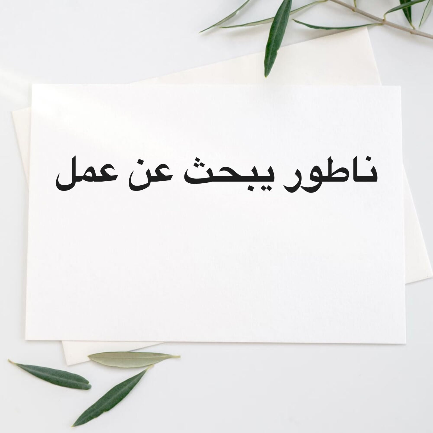 ناطور يبحث عن عمل 