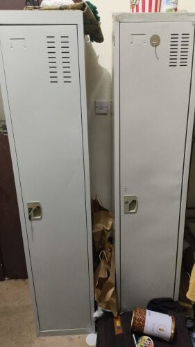 Ikea bed with 2 lockers